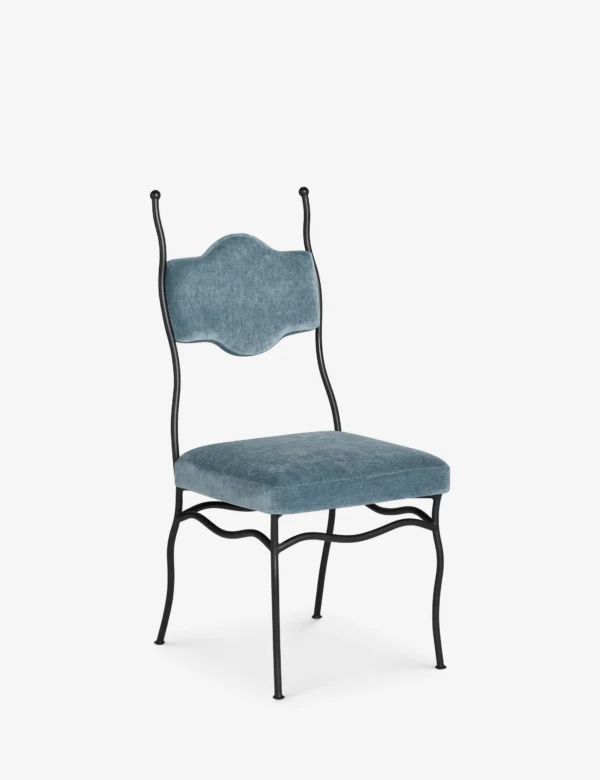 Lulu-and-Georgia_LenkkiDiningChairbySarahShermanSamuel_DenimPerformanceStriatedVelvet__A0662910_0412_Product Lenkki Dining Chair